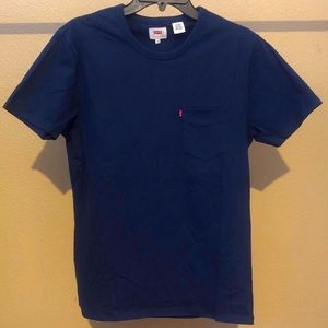 Levis San Francisco Cal Tshirt Men Blue M Top Casual Fashion